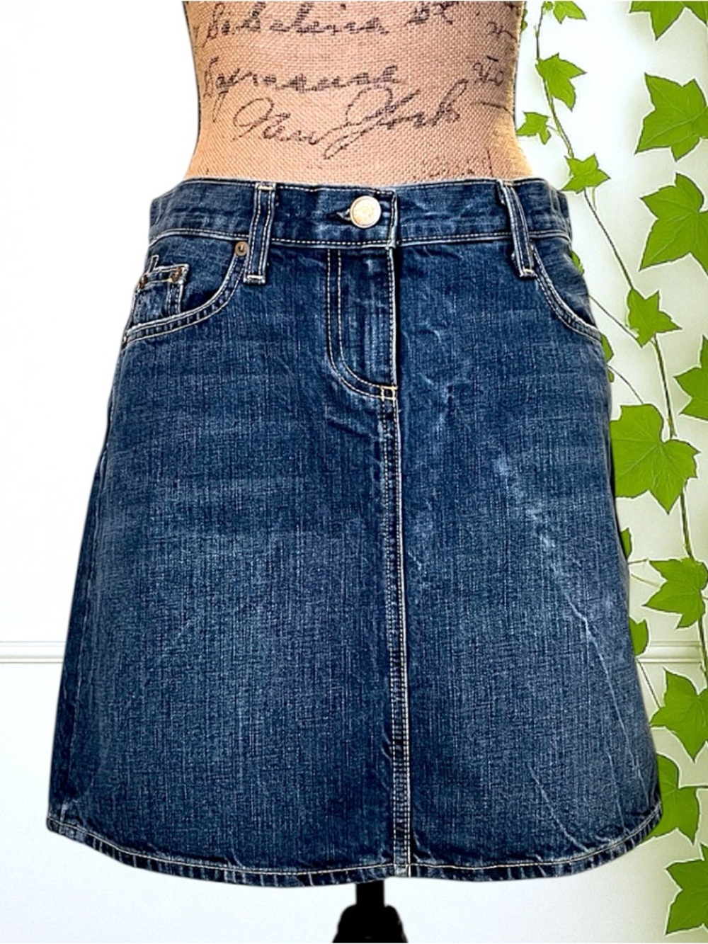 J.Crew 100% Cotton Denim Mini Skirt Size M